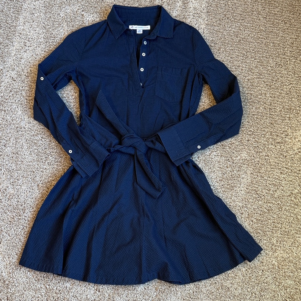 Southern Tide Blue Striped Shirt